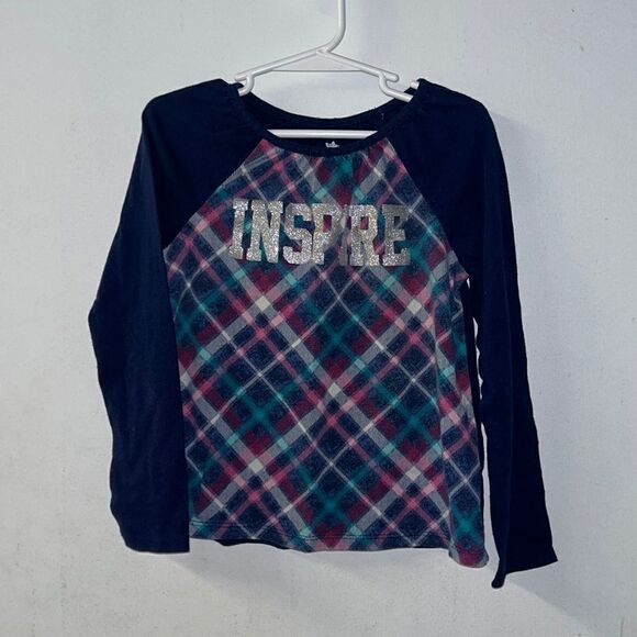 Size 5 Inspire plaid shirt - Picture 1 of 1